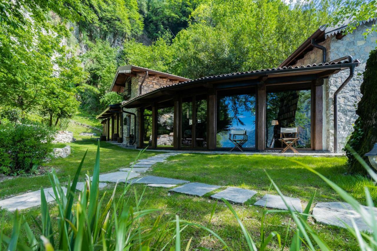 The Writer'S Nest Waterfront Villa By Rent All Como Faggeto Lario Exterior foto